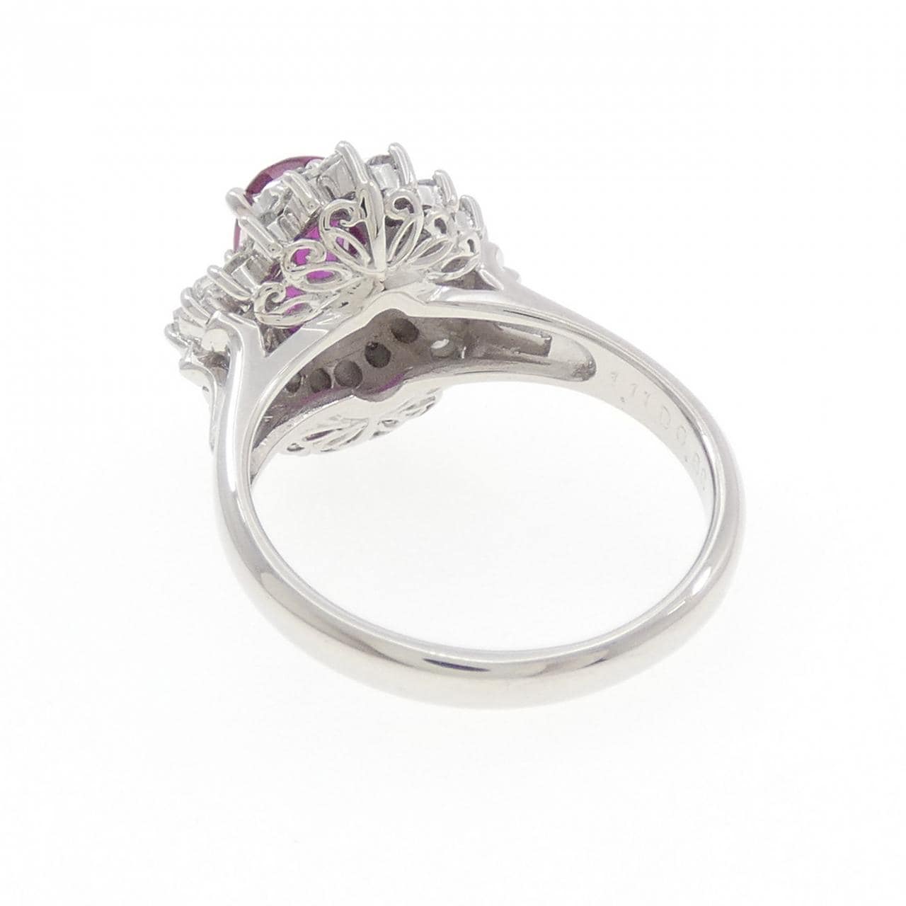 PT900 ルビー リング 1.11CT