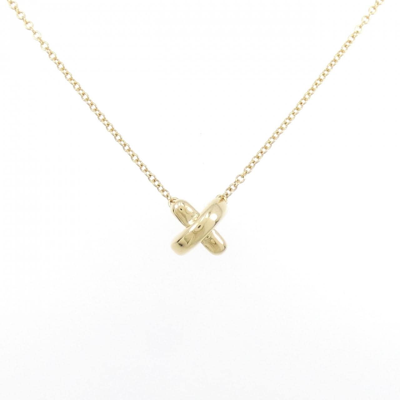 TIFFANY cross stitch necklace