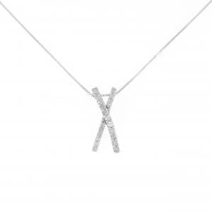 K18WG ダイヤモンド ネックレス 0.20CT