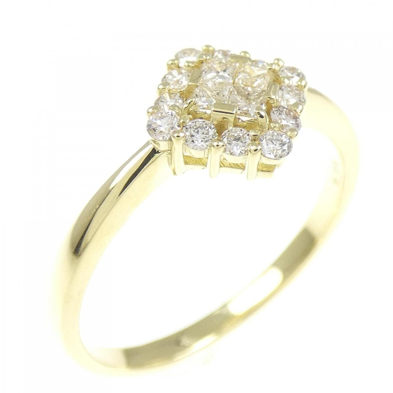 【新品】K18YG ダイヤモンド リング 0.30CT