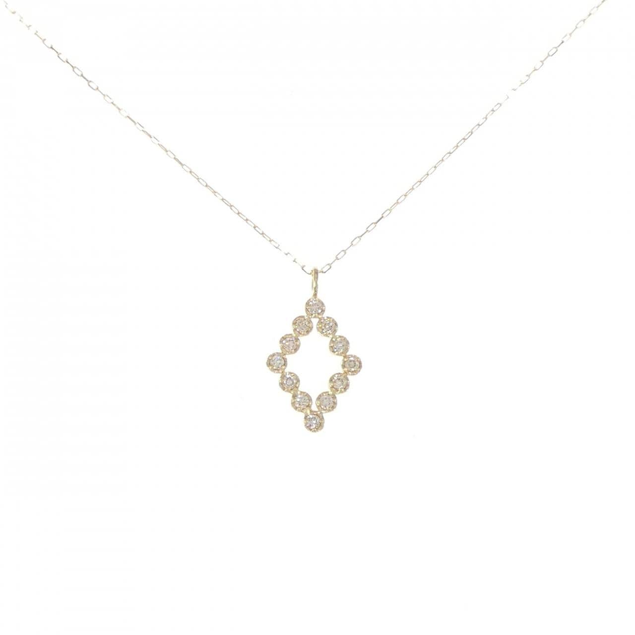 【新品】K18YG ダイヤモンド ネックレス 0.10CT