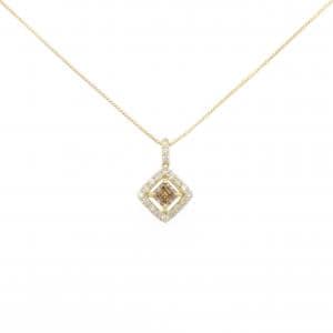 【新品】K18YG ダイヤモンド ネックレス 0.37CT