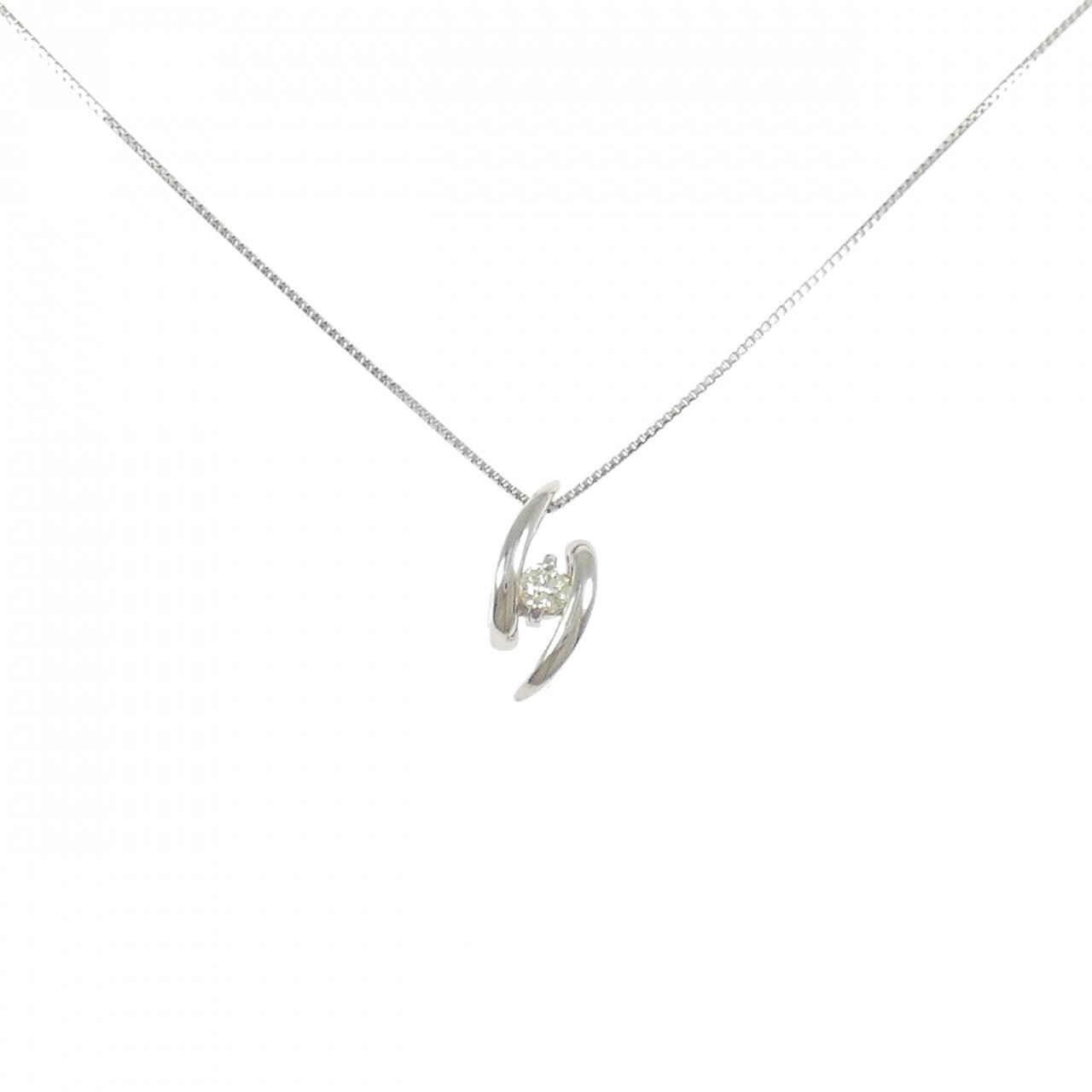 PT900/PT850 ダイヤモンド ネックレス 0.08CT