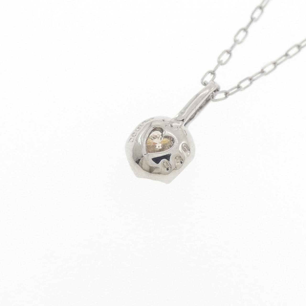 PT1000/PT850 ソリティア ダイヤモンド ネックレス 0.30CT