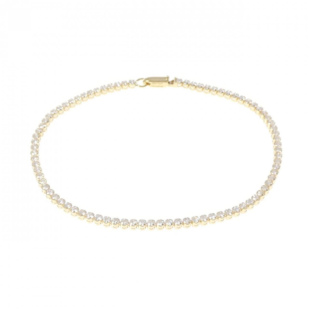 18KYG ダイヤモンド ブレスレット 2.00CT
