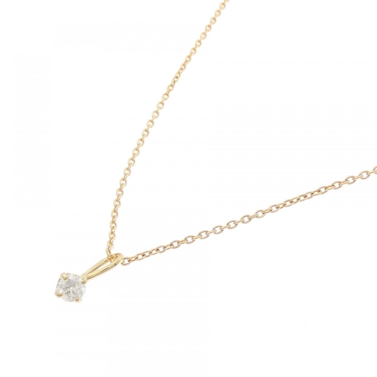 K18YG ダイヤモンド ネックレス 0.10CT