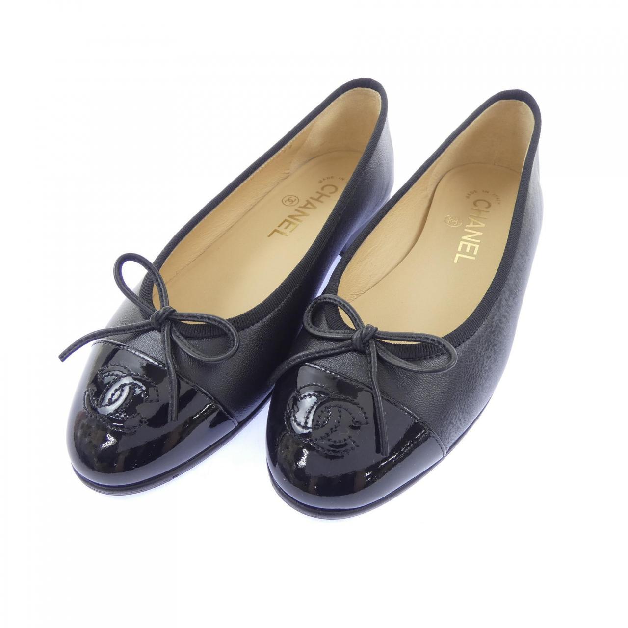 コメ兵｜シャネル CHANEL バレリーナ G02819Y01552 フラットシューズ