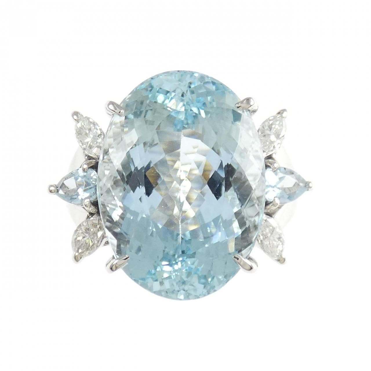 PT900 アクアマリン リング 15.30CT