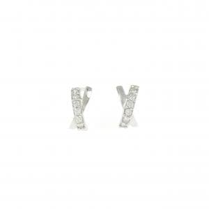 PT900 ダイヤモンド ピアス 0.10CT