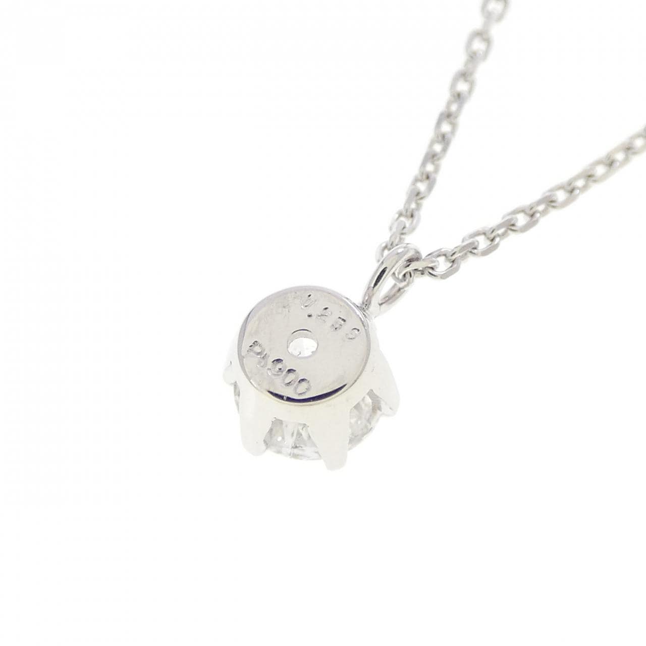 PT900/PT850 ダイヤモンド ネックレス 0.253CT G SI2 VG