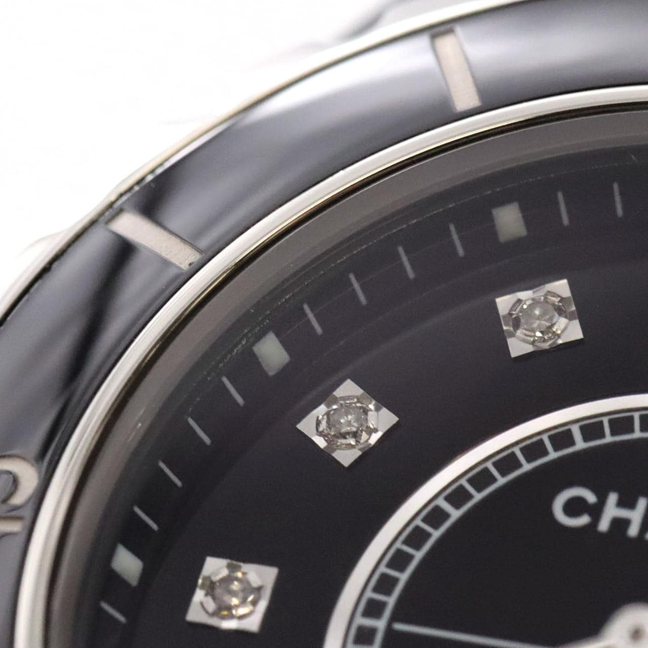 シャネル J12 33mmセラミック･12P H1625 セラミック クォーツ