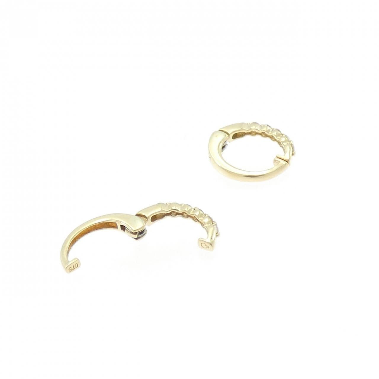 K14YG ダイヤモンド イヤリング 0.15CT