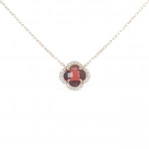 K18PG ガーネット ネックレス 1.71CT