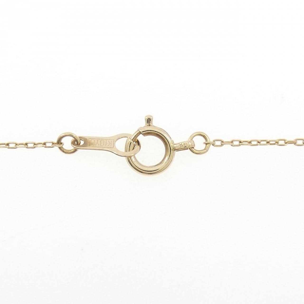 K10YG ダイヤモンド ネックレス 0.026CT