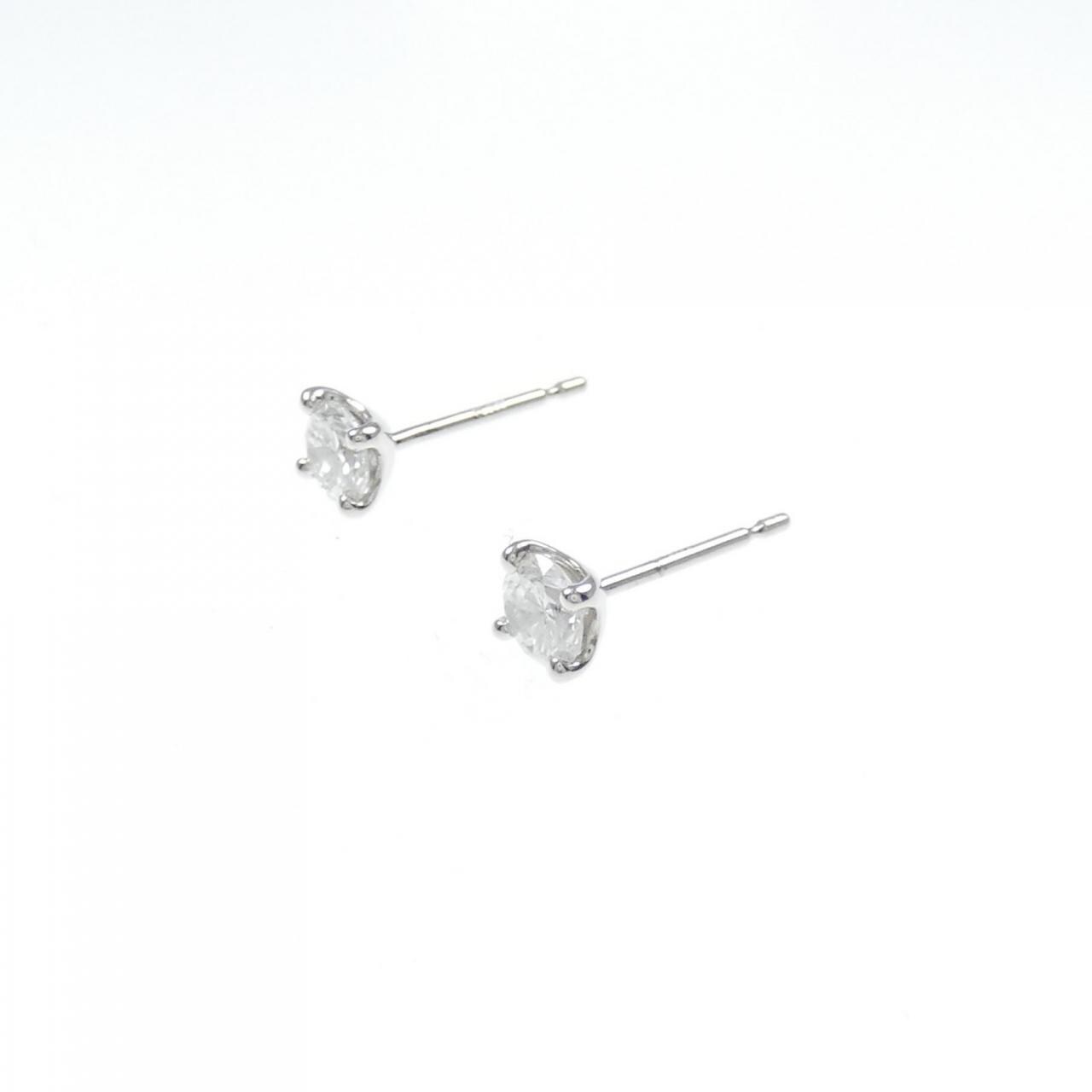 リメイク】PT/ST ダイヤモンド ピアス 0.301CT 0.323CT G SI2 VG-GOOD