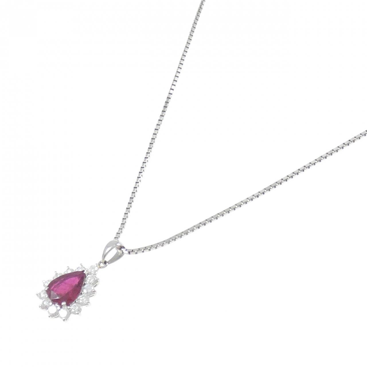 PT ルビー ネックレス 2.03CT