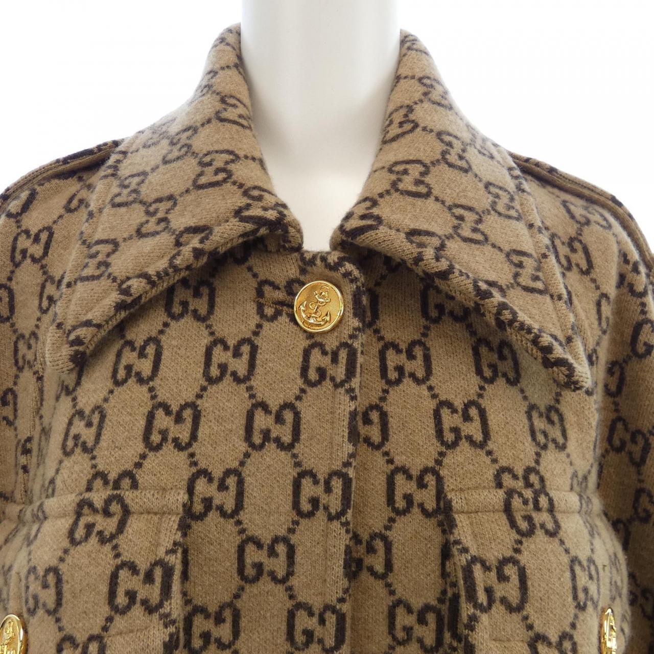 グッチ GUCCI GGウールケープ GGパターン 610488 XKA5U ケープ