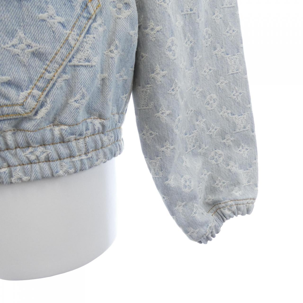 ルイヴィトン LOUIS VUITTON NBAジップスルーフーディ HLA01WUZD デニムジャケット