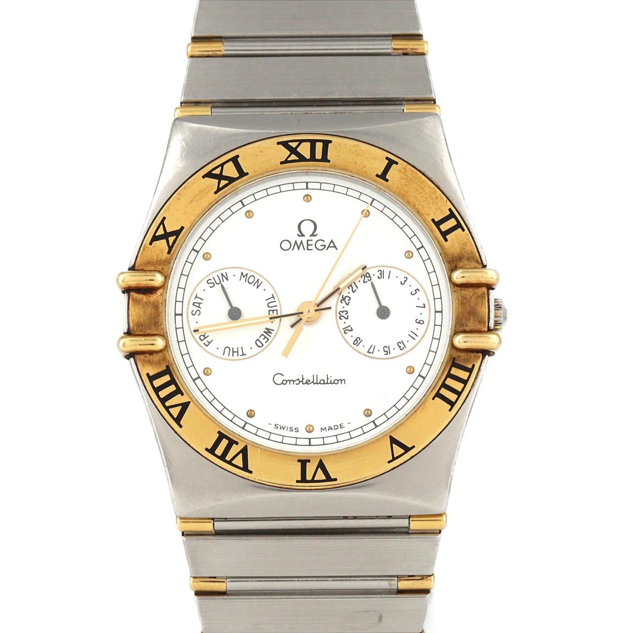 【ノーメンテナンス還元価格】オメガ コンステレーションデイデイト コンビ SSxYG クォーツ