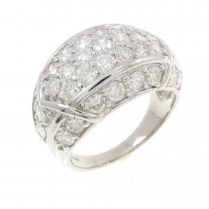 PT900 パヴェ ダイヤモンド リング 2.50CT