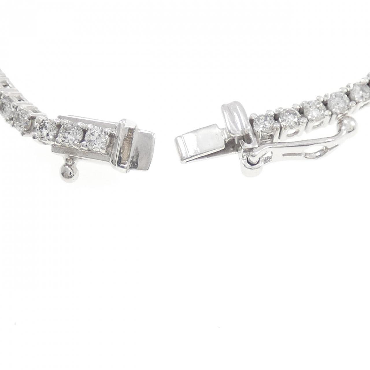 K18WG ダイヤモンド ブレスレット 2.00CT