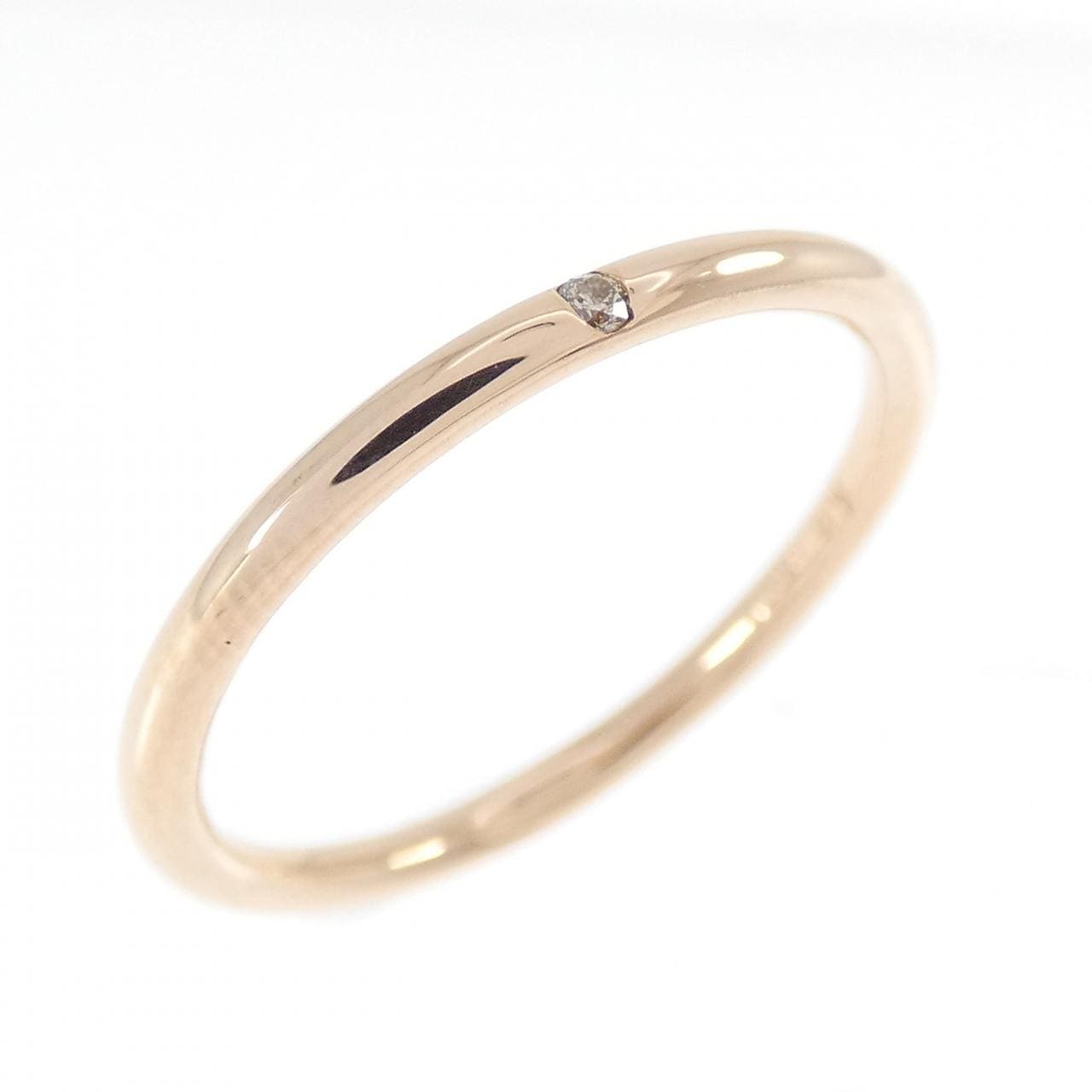 K18PG ダイヤモンド リング 0.01CT