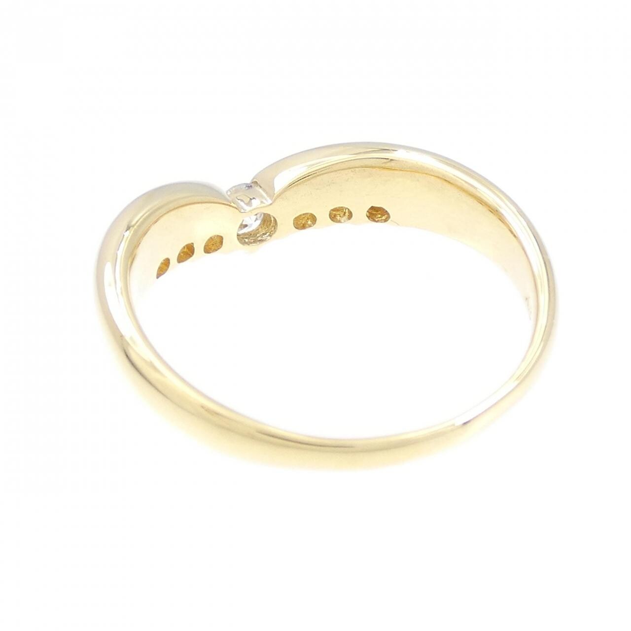 K18YG ダイヤモンド リング 0.2CT
