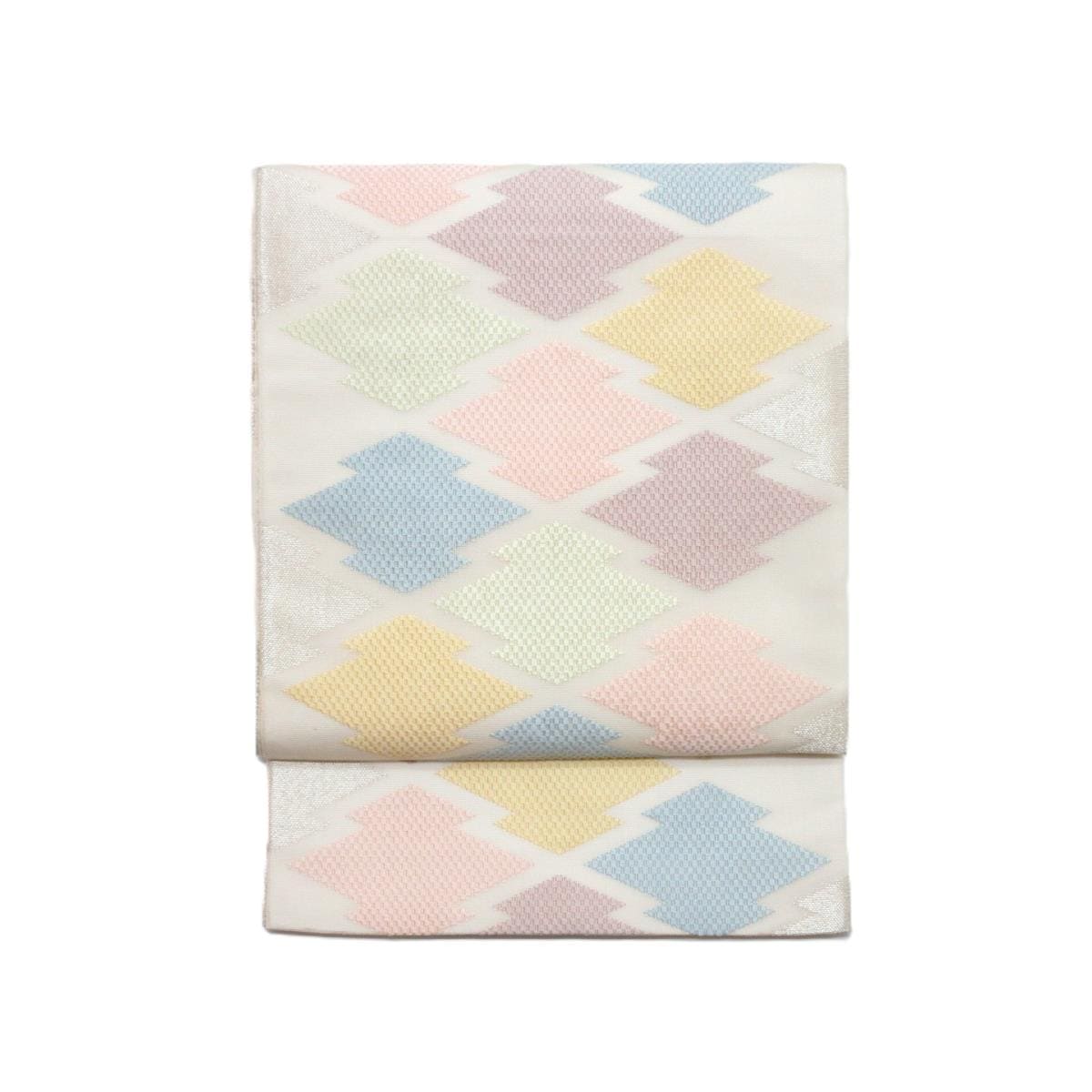 夏袋帯　唐織　本袋　全通柄