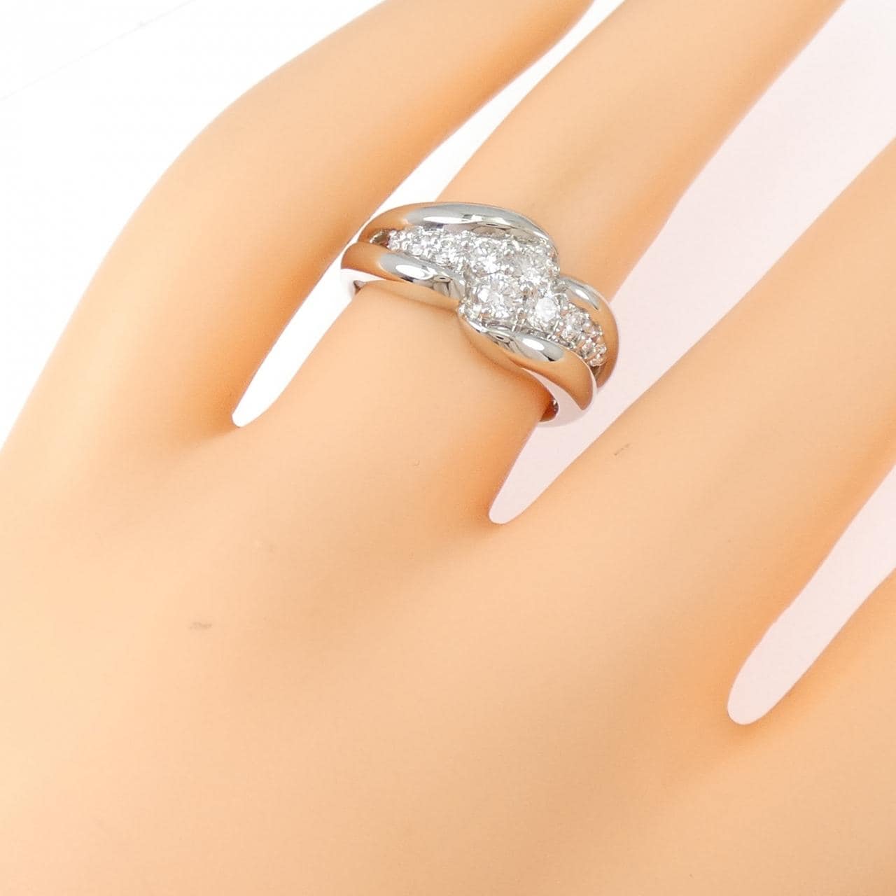 PT1000 ダイヤモンド リング 0.50CT