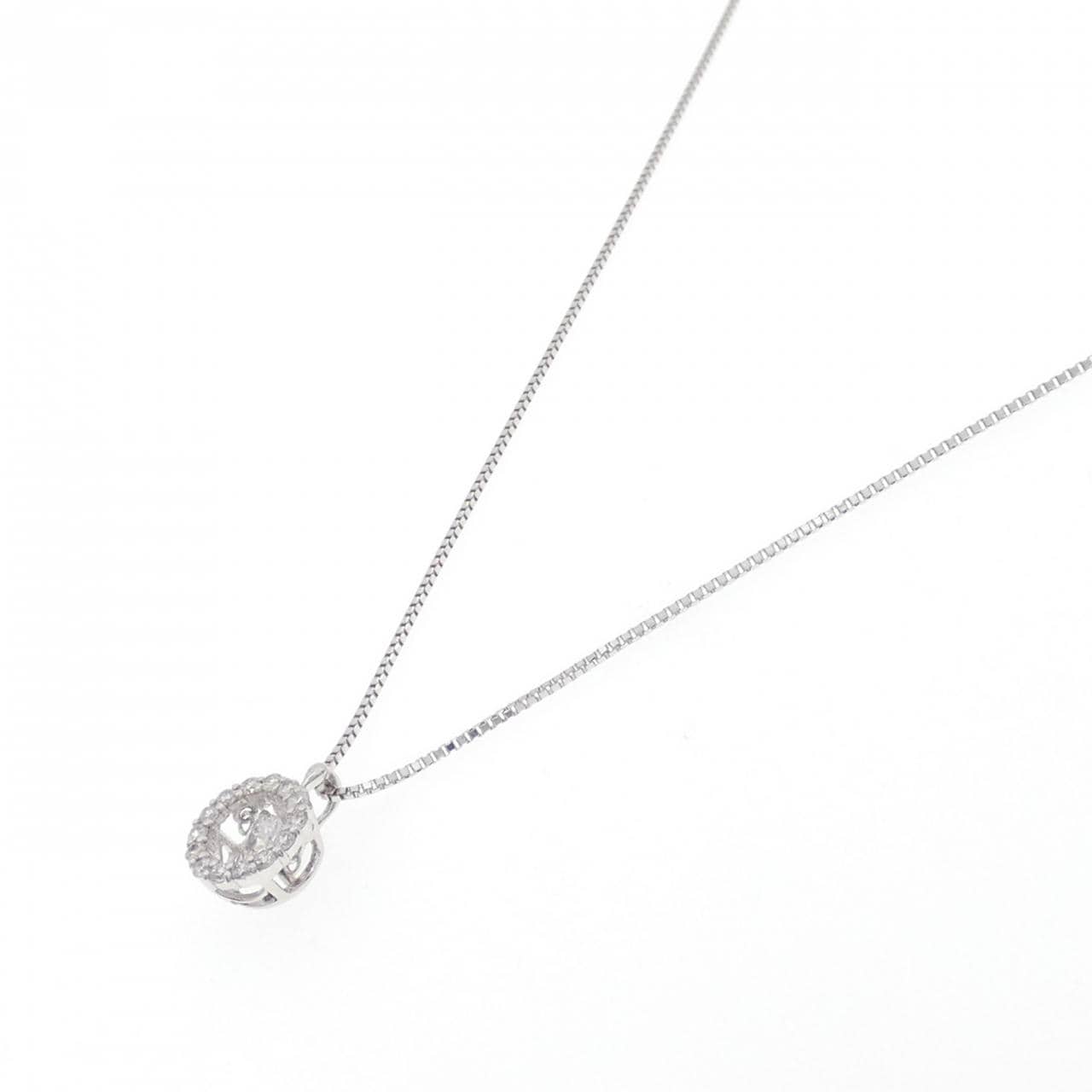 PT900/PT850 ダイヤモンド ネックレス 0.233CT