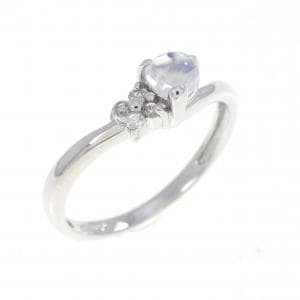 K14WG ハート ムーンストーン リング