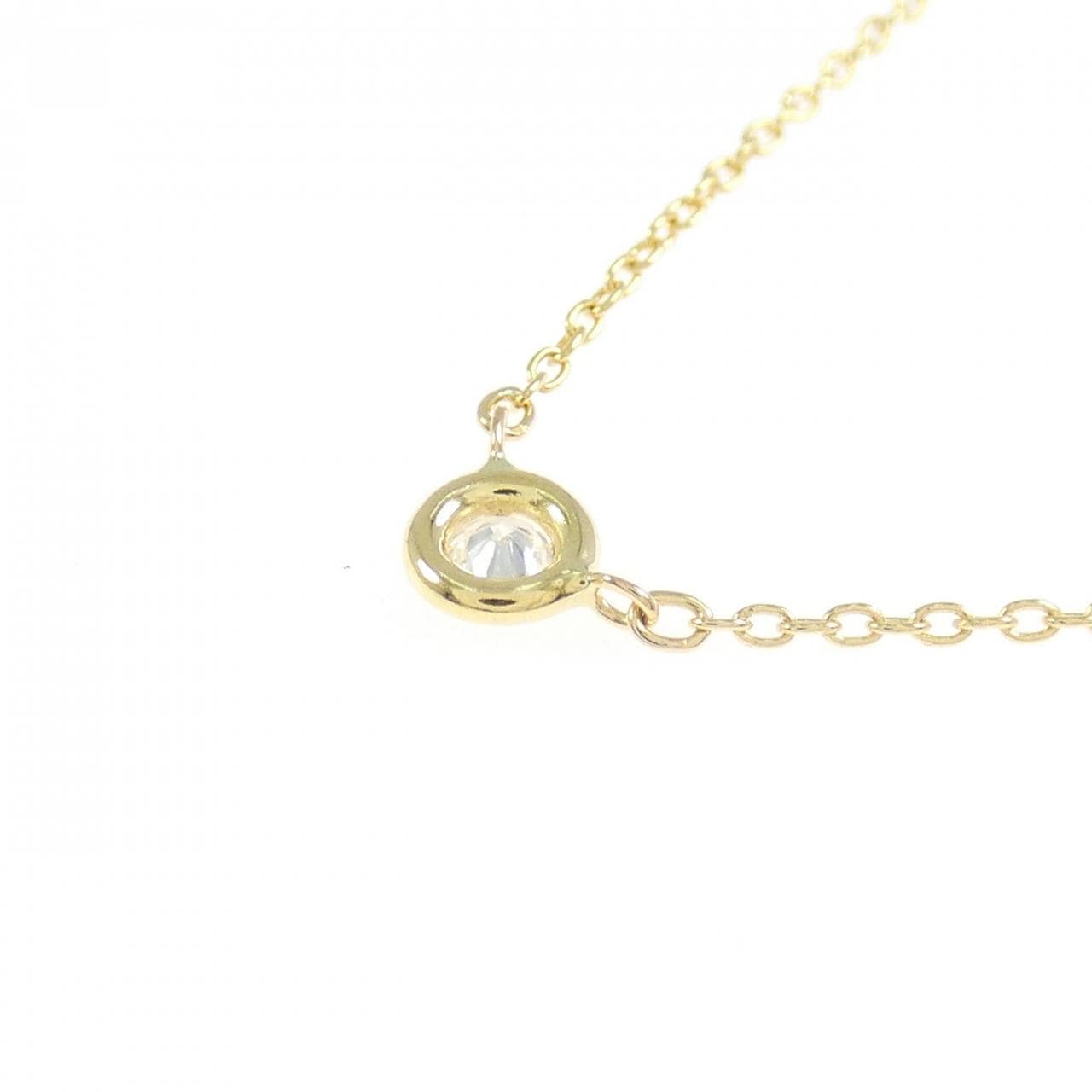 K18YG ダイヤモンド ネックレス 0.05CT