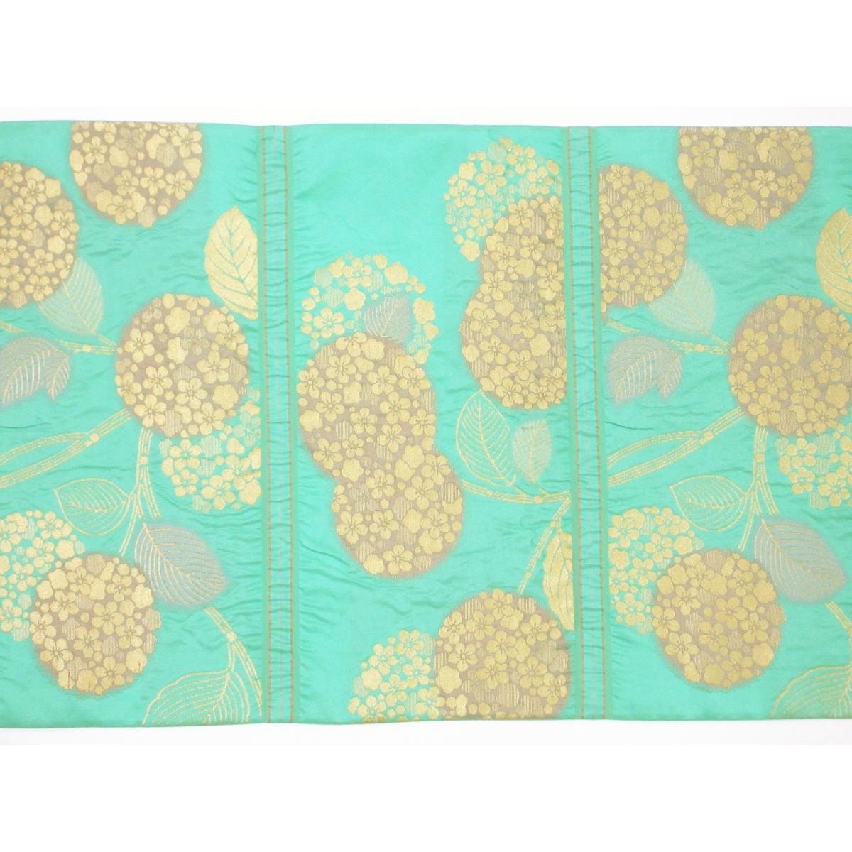 【未使用品】袋帯　しじら織　全通柄