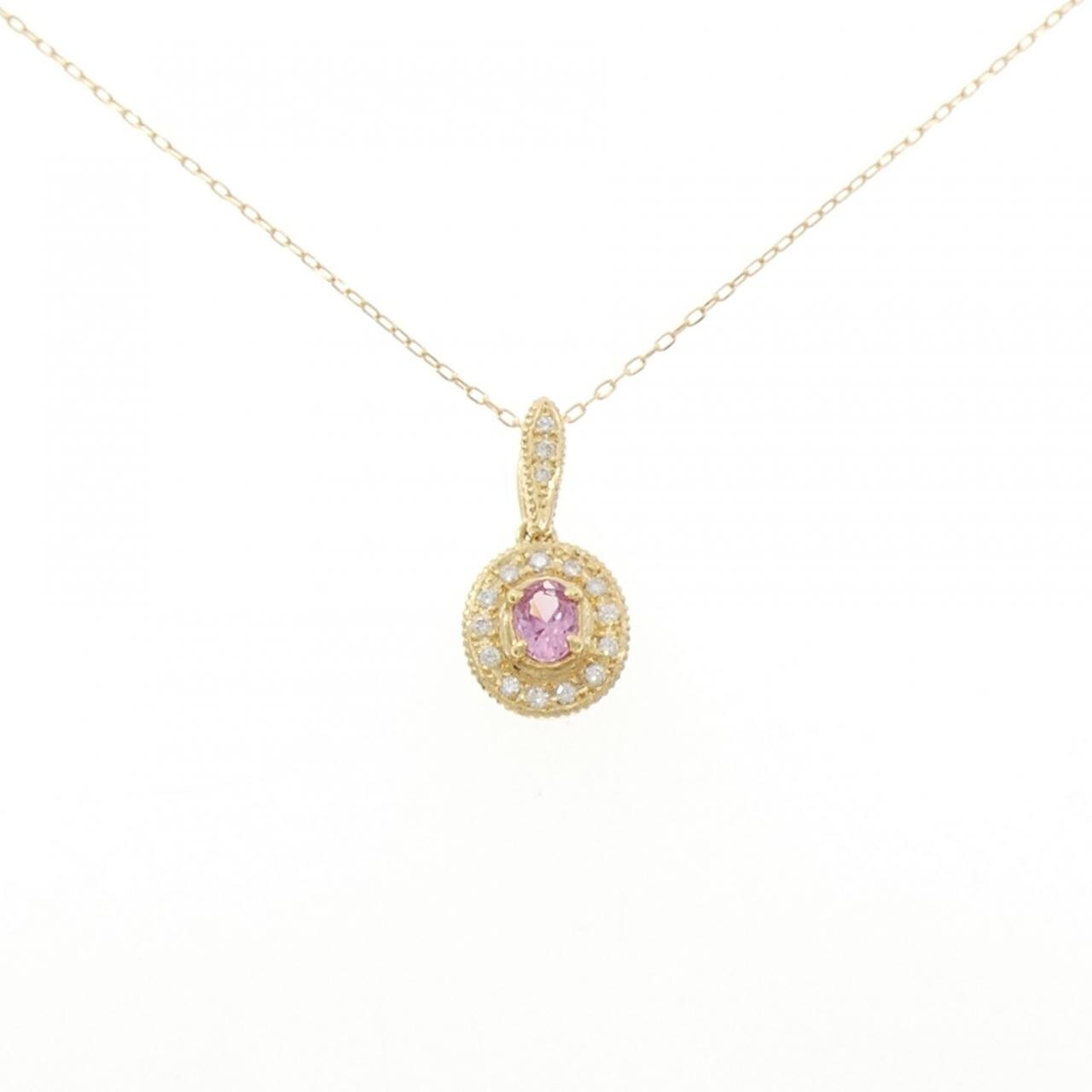K18YG サファイヤ ネックレス 0.474CT