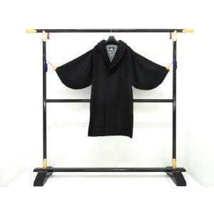 【新品】お洒落コート　アンゴラ混コート　ヘチマ衿