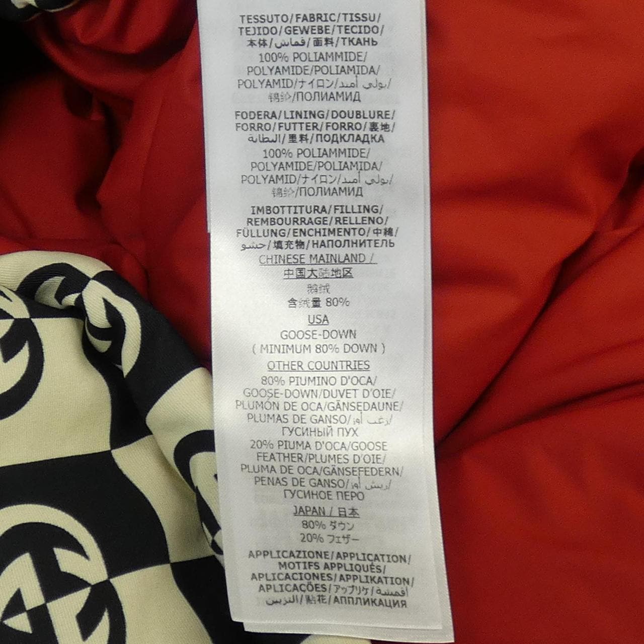 グッチザノースフェイス GUCCI×THE NORTH FACE 670653 XAADQ ダウンジャケット