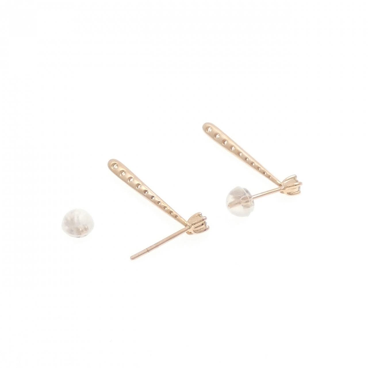 K18PG ダイヤモンド ピアス 0.50CT