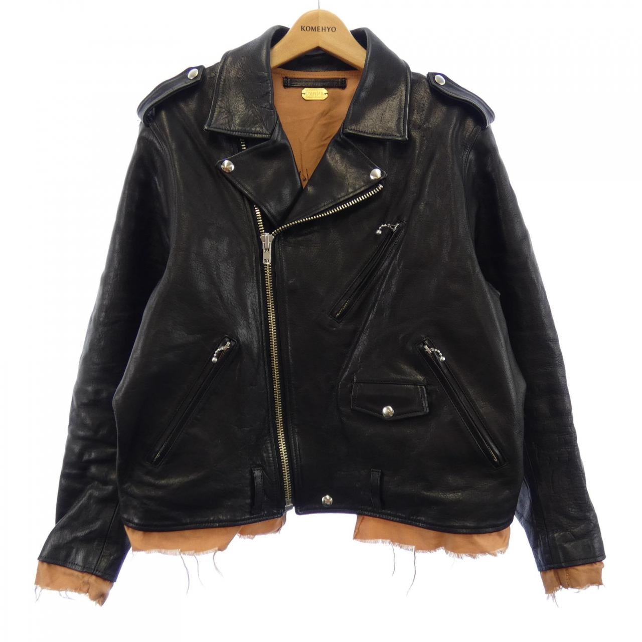 SEVESKIG LT-SV-NRS-1002 レザーライダースジャケット