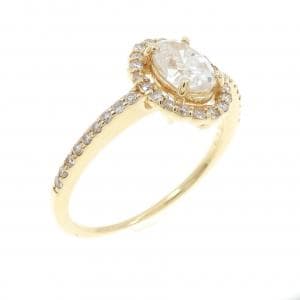 K18YG ダイヤモンド リング 0.59CT