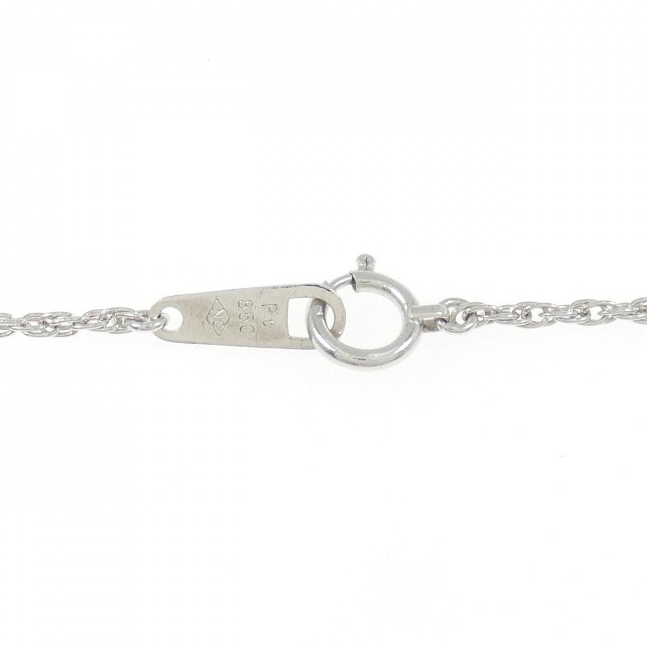 PT900/PT850 エメラルド ネックレス 0.61CT