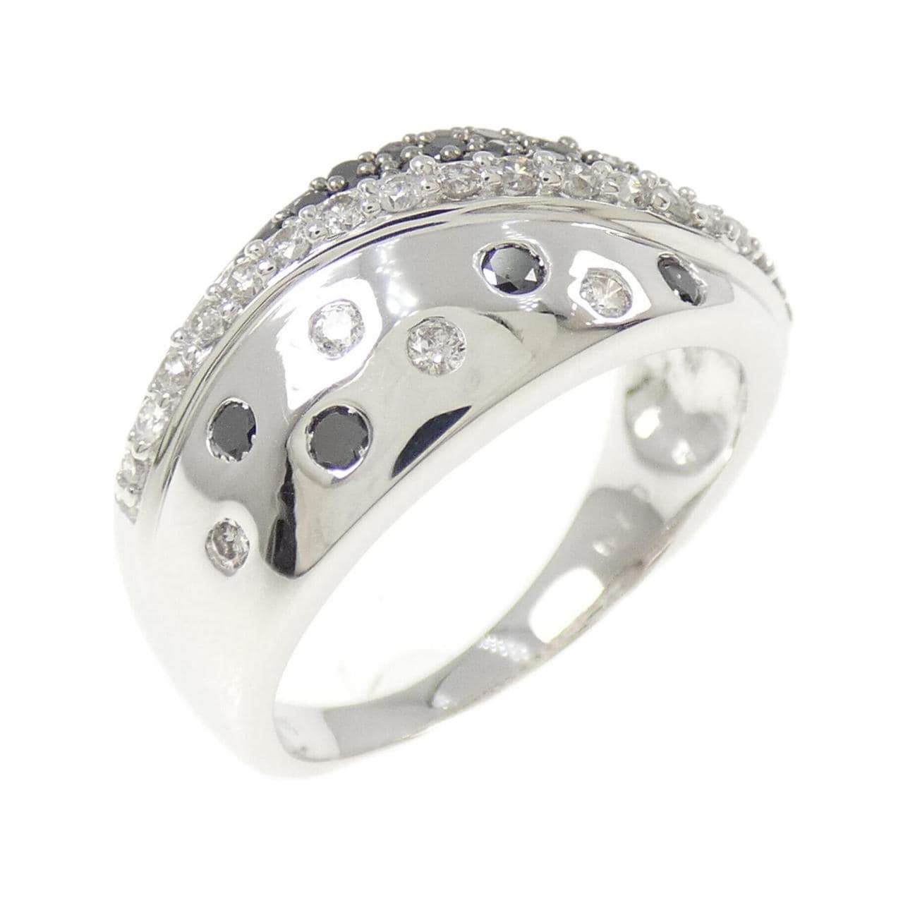 K18WG/K18BG ダイヤモンド リング 0.70CT