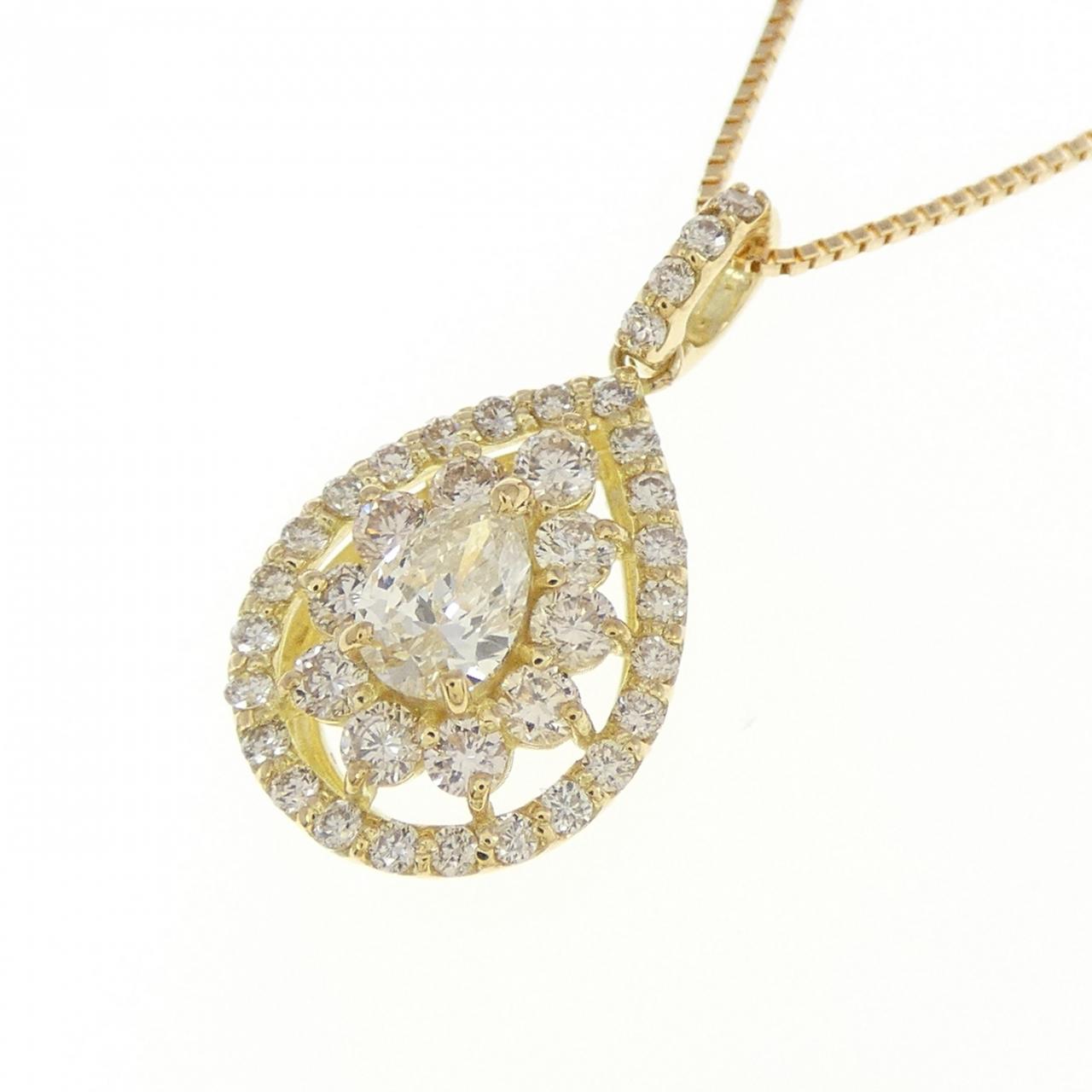 【新品】K18YG ダイヤモンド ネックレス 0.50CT