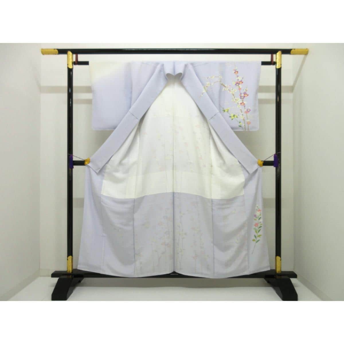 【未使用品】訪問着　友禅加工ボカシ染　Ｓサイズ