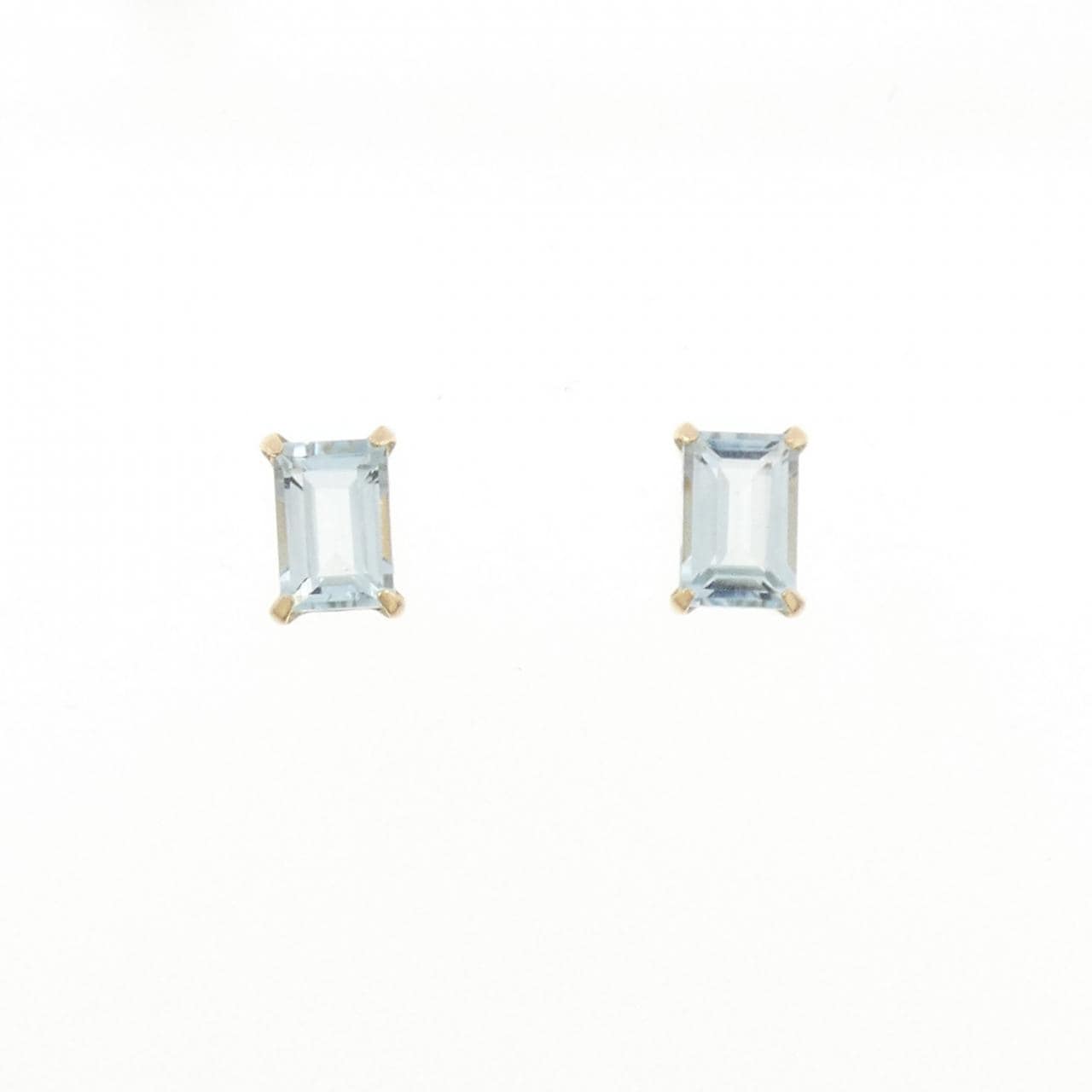 【新品】K18YG ブルートパーズ ピアス