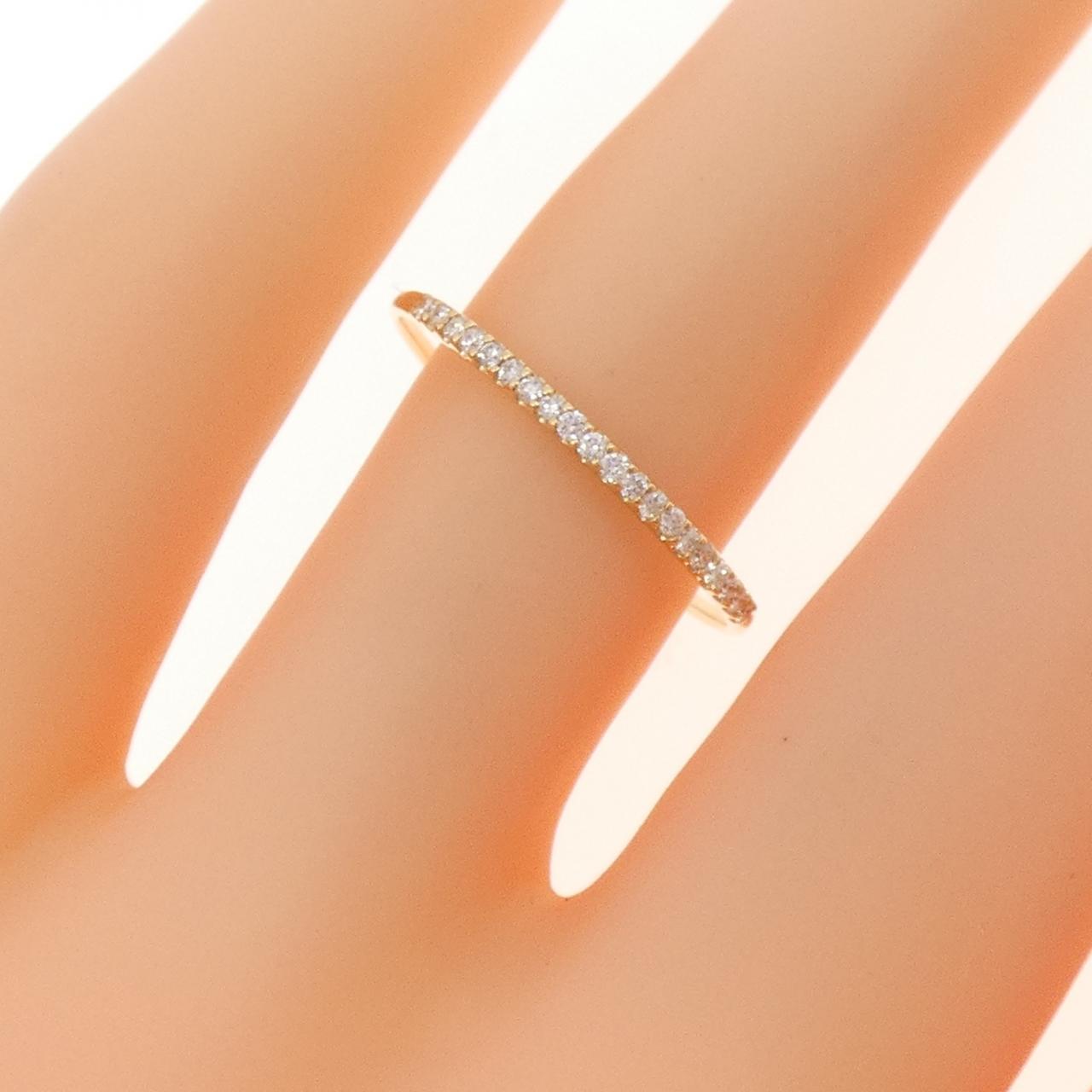 【リメイク】K18YG ダイヤモンド リング 0.10CT