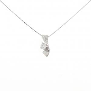 K18WG ダイヤモンド ネックレス 0.317CT