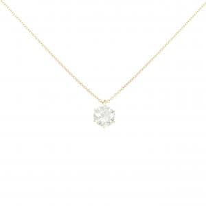 【リメイク】K18YG ダイヤモンド ネックレス 1.074CT G SI2 VG