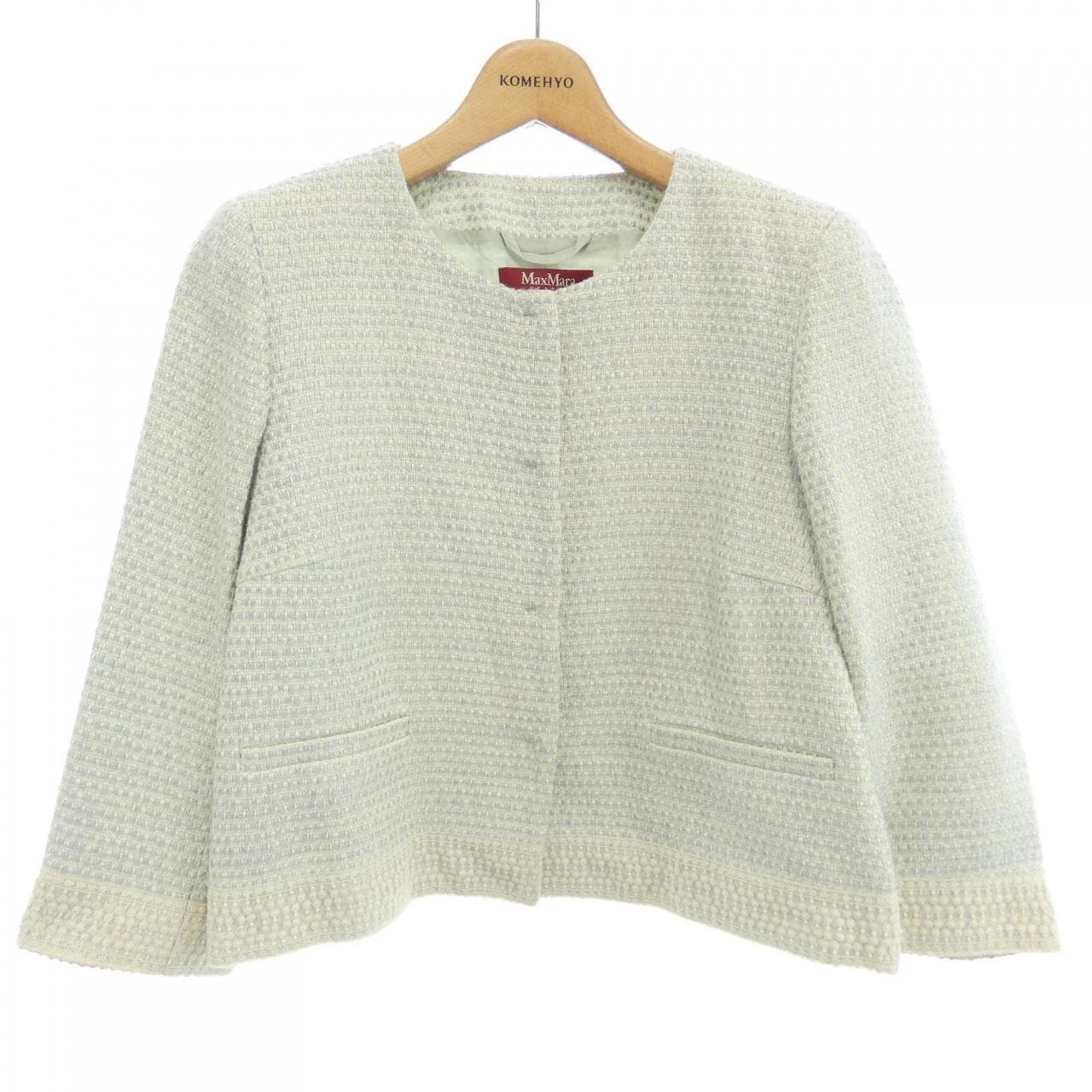マックスマーラ Max Mara ノーカラージャケット