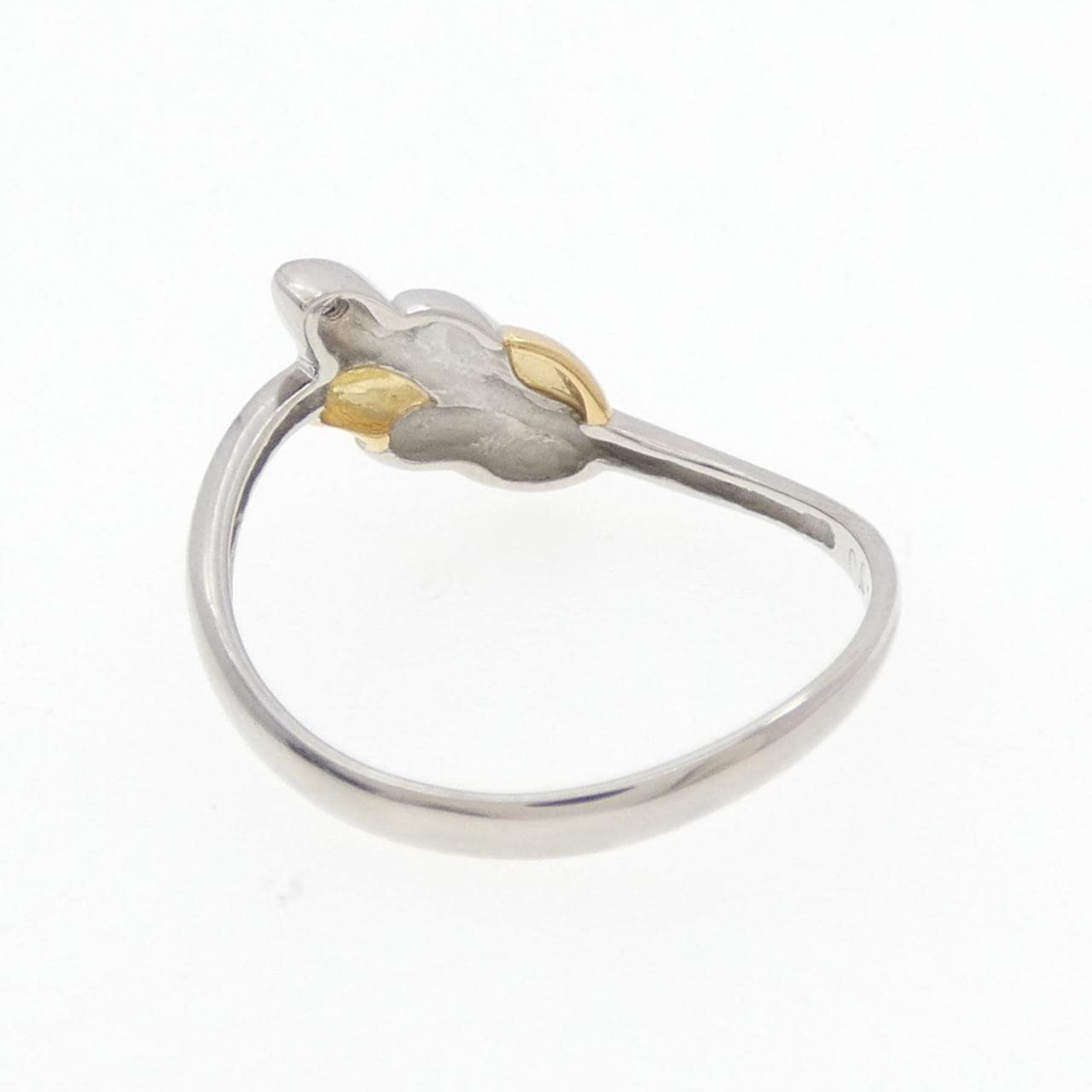 PT900/K18YG ダイヤモンド リング 0.016CT