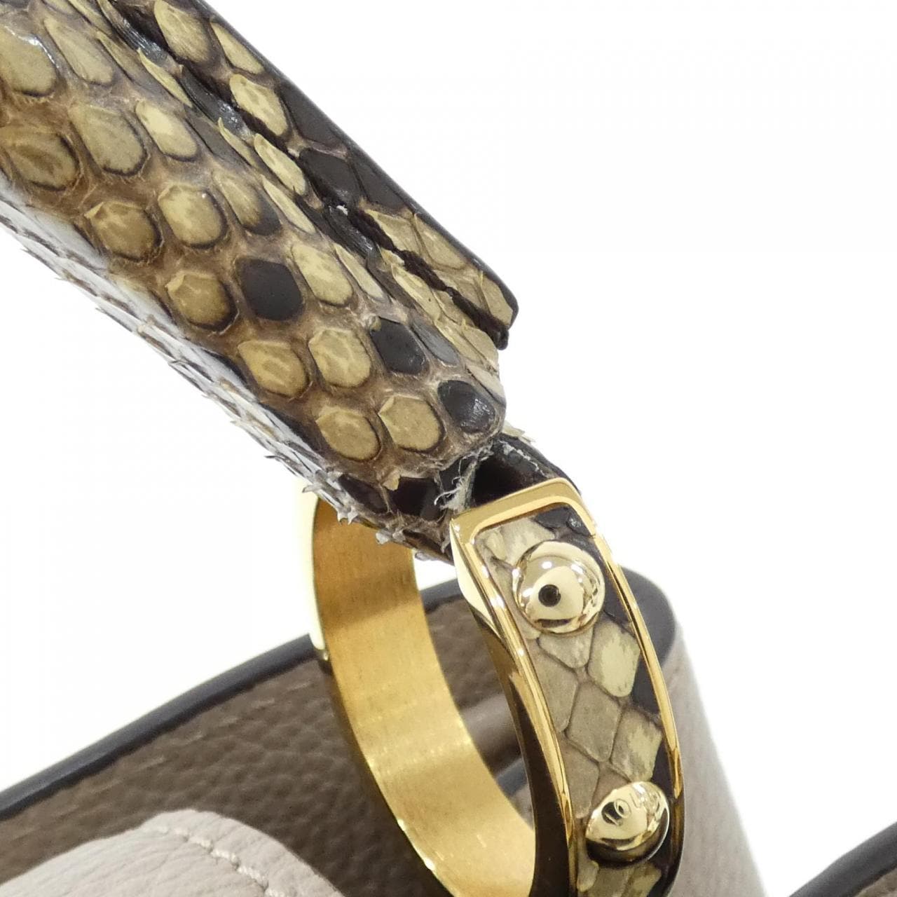 ルイヴィトン エキゾチックレザー カプシーヌ MM N92802 バッグ